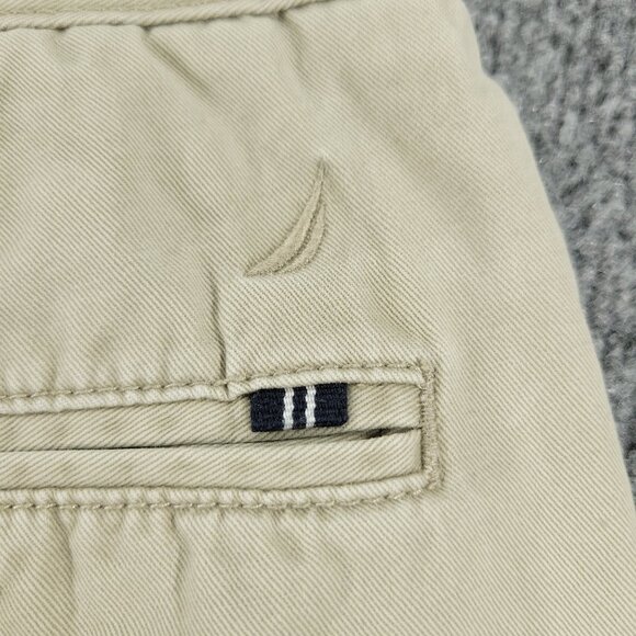Nautica Shorts Men's Size 36 Brown Tan The Deck Short Chino Pockets Classic 36x8 - Picture 13 of 16